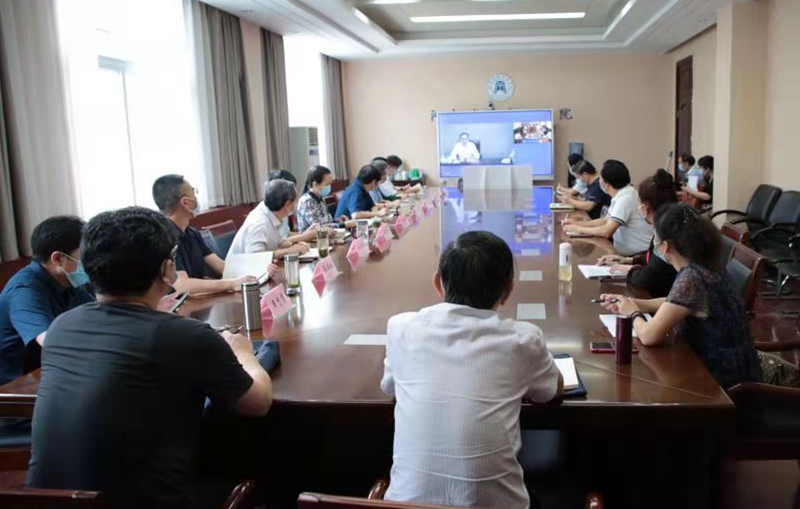 我校组织收看全省教育系统疫情防控暨开学准备工作视频会议